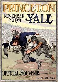 Yale Vs Princeton Football Poster Rugby Art Football Program