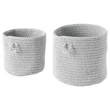 Ikea Nordrana Korb 2er Set Ikea Basket Sets Basket