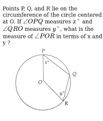 Recall that an inscribed (or 'cyclic') quadrilateral is one where the four vertices all lie on a circle. P Q S And R Are Points On The Circumference Of A Circle Of Rad