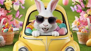 Bunny Easter Car Art Background Images, HD Pictures and Wallpaper For Free  Download