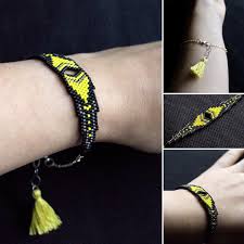 Sitroon On Instagram Je Me Rend Compte Que Je Ne Vous Avais Pas Montre Le Petit Bracelet Graphique Noir Gris Et Boncuklu Bileklikler Halka Kupe Taki Yapimi