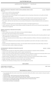Robotic Process Automation Resume Sample Mintresume