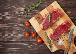 I double the marinade, but put half in a separate container. Premium Photo Raw Ribeye Beef Steak Cooking With Ingredients Top View With Copy Space