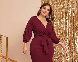 Image of plussize fashion in usa