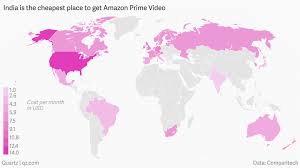 Already firmly established in the us ecommerce market, amazon is ramping up its international efforts. India Is One Of Three Cheapest Countries To Watch Movies On Amazon Prime Video