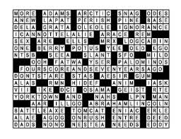 There will be 4 steps to make it. Presidents Day Jumbo Crossword 27 X 17 By Frank Virzi Tpt