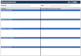 Kniffel spielplan (pdf) zum ausdrucken. Wochenbericht Vorlage Fur Excel Download Freeware De