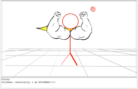 Hold the middle of the broomstick with one hand.lift the stick overhead and behind your back and grab it with the free hand from the front side of your body. Iggy Craig On Twitter There S A Lot More Like This Gag Where Everyone S Drawn Extremely Fricked Up And The Pen And A Heroic Pencil Teaming Up At The End To Draw Stickman