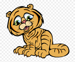 Cute cartoon tiger and five owls vector. Transparent Orangutan Png Sad Tiger Cartoon Drawing Clipart 5694680 Pinclipart
