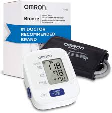 Amazon Com Omron Bronze Blood Pressure Monitor Upper Arm Cuff Digital Blood Pressure Machine Storesup To 14 Readings Health Personal Care
