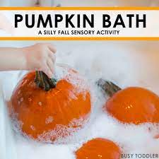 Looking for some chinese new year activities for your nursery? Pumpkin Bath Busy Toddler