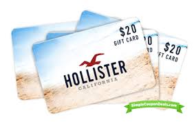 Check out the hottest new looks to hit the pier, and complete terms and conditions may be found online. Free 20 Hollister Gift Card New Quikly Giveaway Simple Coupon Deals