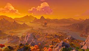 Genshin Impact Genshin Landscape 720p Wallpaper Hdwallpaper Desktop In 2021 Landscape Scenery Wallpaper Fantasy Landscape