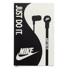 New Nike Headphones Nk 18 Canal Earbud In Ear Only Noise Isolation Wired Black Noise Isolation Earbuds Nike