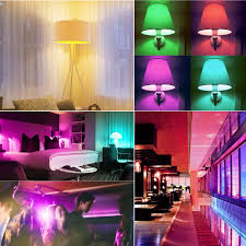 Netboat Led Color Changing Light Bulb Dimmable 3we26 E27 Rgb Led Light Bulbs Mood Ambiance Led Bulb With Ir Color Changing Led Led Color Color Changing Lights