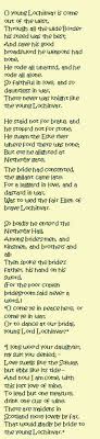 Lochinvar By Sir Walter Scott Part 1 Poems Poetry Sayings