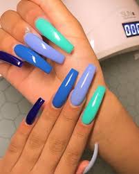 50 Acrylic Nail Color Designs For Summer 2019 Ladne Paznokcie