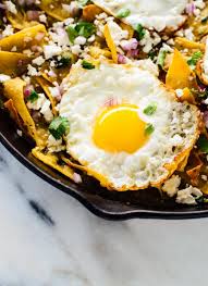 Chilaquiles Verdes With Baked Tortilla Chips Cookie And Kate Recipe Chilaquiles Verdes Chilaquiles Chilaquiles Recipe