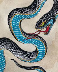 Traditional snake tattoos look scary and therefore they are very popular. 916 Likes 14 Comments Damon Stokes Damon Stokes On Instagram Tradition Tattoo Brisbane Brisbane Tattoo Japanese Snake Tattoo Traditional Snake Tattoo