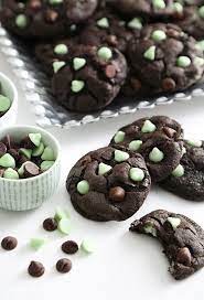 Double Chocolate Mint Chip Cookies Mint Chocolate Chip Cookies Mint Chip Cookies Chocolate Mint Cookies