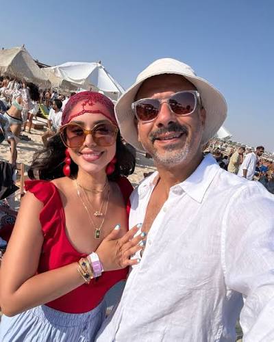 بسنت شوقي ومحمد فراج من الساحل الشمالي 📸