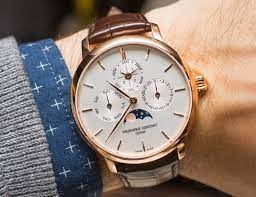 Lange & söhne bis patek philippe. Der Frederique Constant Slimline Perpetual Calendar Fur Kluge Rechner Uhrenkosmos