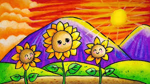 Cara menggambar bunga matahari cukup mudah karena bentuk dasar bunga ini cukup sederhana. Cara Menggambar Dan Mewarnai Tumbuhan Flora Bunga Matahari Yang Bagus Dan Mudah Buat Pemula Youtube