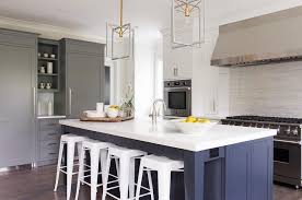 Kitchen or bar (black) 3.9 out of 5 stars 492. Blue Kitchen Island With White Tolix Bar Stools Transitional Kitchen