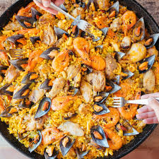 Paella Fruits De Mer Chorizo Et Poulet De Patou Recette De Paella Fruits De Mer Chorizo Et Poulet De Patou Marmiton