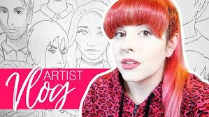 Using Hairspray Instead of Fixative? // Artist Vlog #01