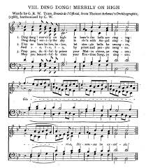 Ding Dong Merrily On High Music By Arbeau 1588 Lyrics By George Radcliffe Woodward 1924 Piano Music Christmas Music Music Covers