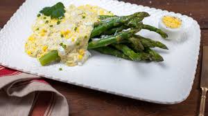 Asparagus In Egg Sauce Asparagus Cooked Vegetables Asparagus Recipe