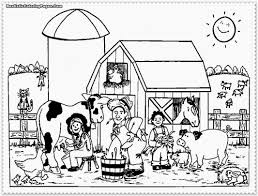 Cute farm coloring pages to colour and learn about life on the farm! Farm Animal Colouring Pages Free Coloring And Drawing