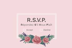 Rsvp Full Form Rsvp Wedding Cards Form