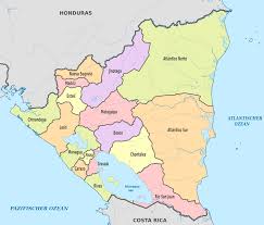 Learn all about nicaragua, unparalleled natural beauty, enriched by strong cultural heritage in the heart of central america, nicaragua truly deserves the descriptive nickname of the land of lakes. Datei Nicaragua Administrative Divisions De Colored Svg Wikipedia