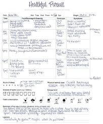 Food Journaling Challenge The Things I Ve Learned Healthful Pursuit Food Journal Journal Journal Entries