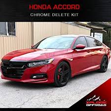 A wide variety of honda black rims options are available to you, such as material, pcd, and hole. Amazon Com Xplore Offroad Accord Sport Precut Alloy Wheels Chrome Delete Blackout Wrap Kit 2018 2019 Automotive