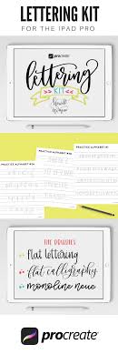 Stay updated with my tutorials and get instant access to the lettering crate! Procreate App Lettering Kit For The Ipad Pro This Kit Comes With Brushes Lettering Guides And Free Color Lettering Guide Ipad Lettering Procreate Lettering
