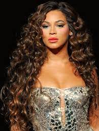 100 Human Hair Beyonce Knowles S Hairstyle Super Exquisite Long Curly Brown Hand Tied Full Lace Wig 24 Inches Short Black Hair Wig Black Hair Wigs Curly Hair Styles