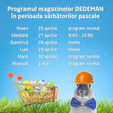 Ce magazine sunt deschise in ziua de paste. Program In Perioada Sarbatorilor De Pasti Arena Mall Magazine Si Banci Bacau Net