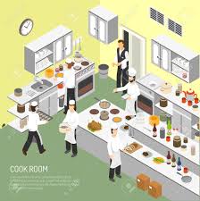 Relevancia (mayor a menor) precio: Restaurante Sala De Cocina Con Chefs Equipos Comerciales Para Freir Y Hornear Platos Cartel Isometrica Ilustracion Vectorial Abstracto Ilustraciones Vectoriales Clip Art Vectorizado Libre De Derechos Image 56989743