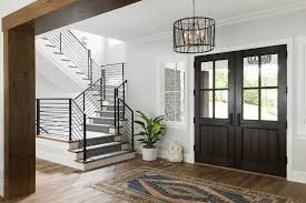 Using an atrium in a building with a deep plan. Double Front Doors Design Ideas