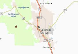 The eastern third of the state consists of the high plains and piedmont areas. Michelin Landkarte Colorado Springs Stadtplan Colorado Springs Viamichelin