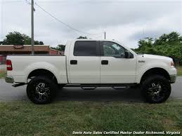 2008 Ford F 150 Platinum Pearl White Lariat Lifted 4x4 Crew Cab Sb