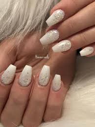 As you can see, the glitter has been used in different ways to create a unique and glitzy look. So Cute Short Acrylic Nails Ideas You Will Love Them Short Acrylic Nails Short Coffin Nails White Acrylic Nails