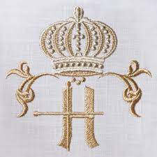 The letter h may be the easiest of all the spanish letters to pronounce: Royal Crowns Alphabet H Sonia Showalter Designs
