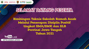 Anak sebagai salah satu kementerian yang mempunyai peran perlindungan anak telah mendorong pemerintah pusat, provinsi dan kabupaten/kota agar dapat memujudkan suatu kondisi sekolah atau lingkungan pendidikan yang aman, nyaman, sehat, ramah dan menyenangkan bagi anak atau disebut dengan sekolah ramah anak (sra) atau Live Bimbingan Teknis Sekolah Ramah Anak Melalui Penerapan Disiplin Positif Tingkat Sma Smk Dan Slb Youtube