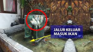 Kolam ikan dinding batu sederhana. Akuarium Terbalik Di Atas Kolam Hias Inverted Aquarium Reverse Aquarium Youtube