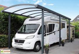 Carport Camping Car Aluminium Et Polycarbonate 16 Mm 800x300x330cm Abri Camping Car Ports De Voiture Camping