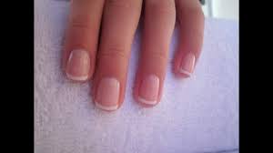 French tip acrylic nails with chevrons. Easy Way To Make French Manicure For Short Nails Einfache French Manikure Fur Kurze Nagel Youtube